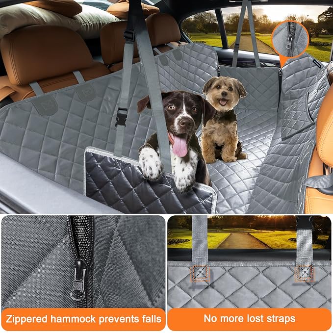 URPOWER Seat Cover for Dog 100% Waterproof Pet Seat Cover Hammock 600D Heavy - Image 2