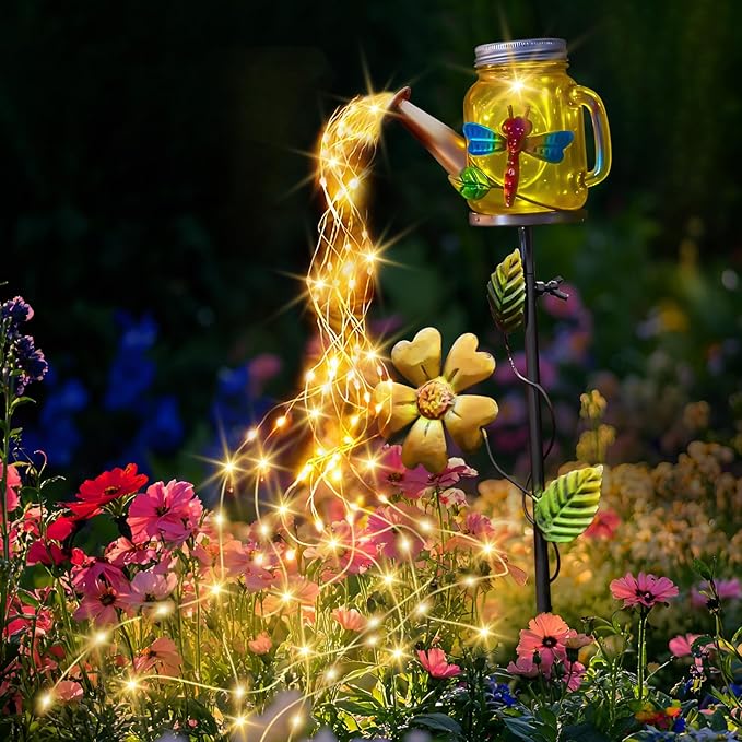 Solar Watering Can Light, Yard Outdoor Decor Lights, IP65 Waterproof, Hanging by Unknown