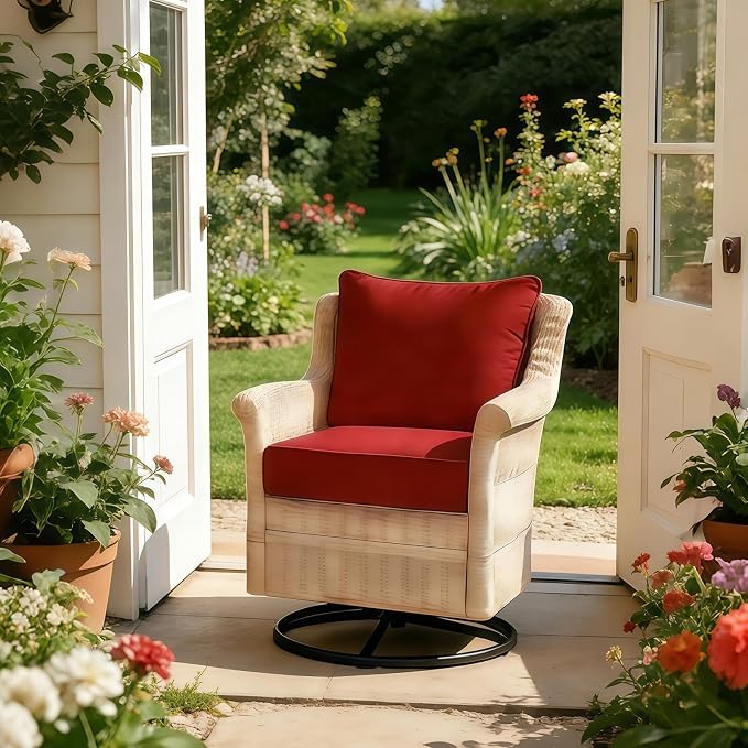 Goodgoods 24 x 24 Outdoor Patio Deep Seat Cushions 2-Pack, 1000+ Hours - Image 6