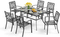 PHI VILLA 7 Piece Outdoor Dining Set by PHIVILLAThepioneerofcomfortablehouseholdsupplies
