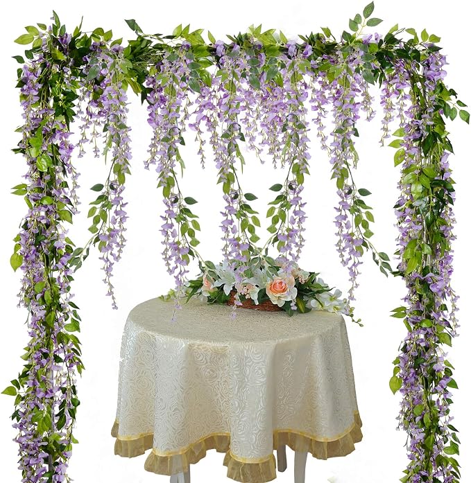Lvydec Wisteria Artificial Flowers Garland - Image 3