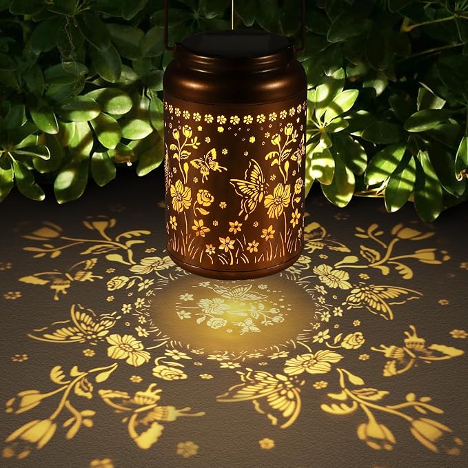 Solar Lantern Outdoor Hanging Lights Christmas Birthday Gifts - Image 2