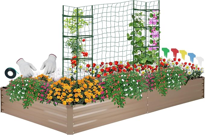ONCEMORE Galvanized Raised Garden Bed by ONCEMORE
