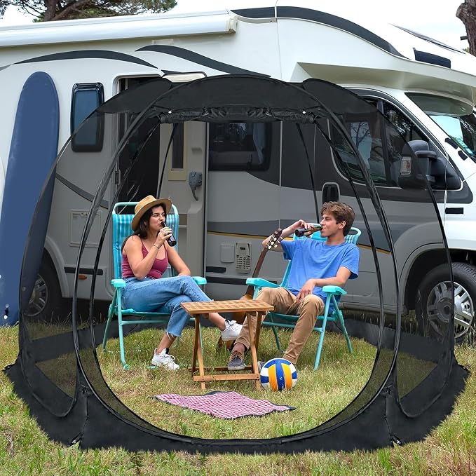 Alvantor® Screen House Gazebo, Pop Up Igloo Screened Canopy Tent - Image 7