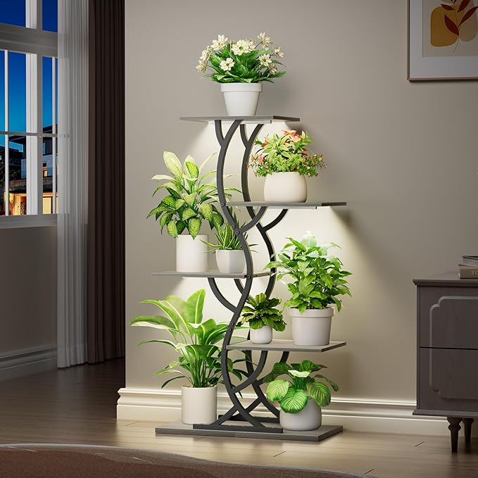 Plant Stand Indoor with Grow Lights - Image 4