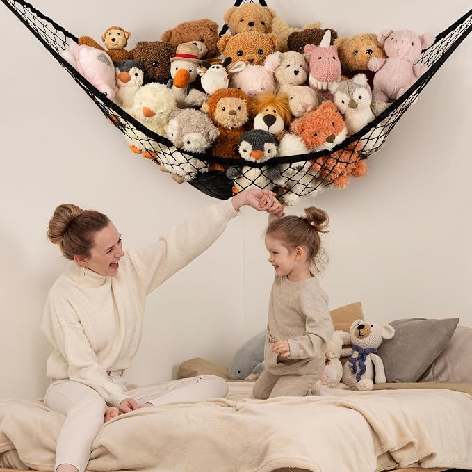 Stuffed Animal Storage Hammock Net Corner - Image 2