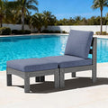 SERWALL 2 Pieces Patio Sofas, HDPE Outdoor Conversation Set by SERWALL