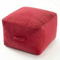 MeMoreCool Square Stuffed Pouf Ottoman Foot Rest, Floor Pouf Foot Stool by MeMoreCool