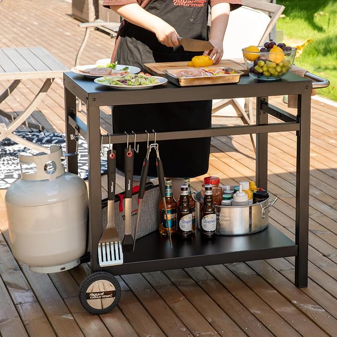 Royal Gourmet Dining Cart Table - Image 9
