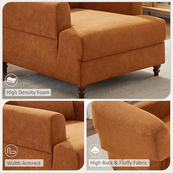 Oversized Chaise Lounge Chair, Cloud Fluffy Chaise Sofa Recliner - Image 9