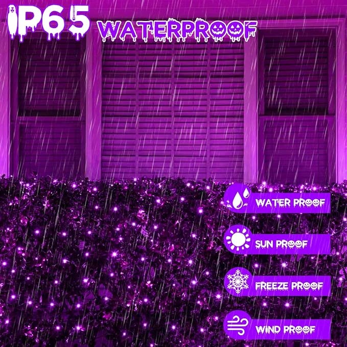 2 Pack 200 LED Solar Christmas Lights Outdoor Waterproof, Solar String Lights - Image 5