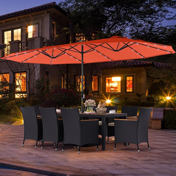 Tangkula 11 Pieces Patio Dining Set - Image 4