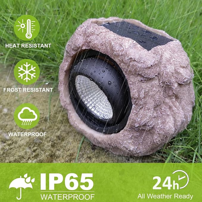 Outdoor Solar Rock Light - Image 7