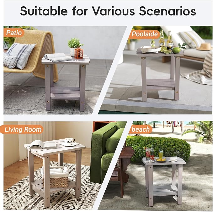 2-Tier Adirondack Side Table 17" - Image 5