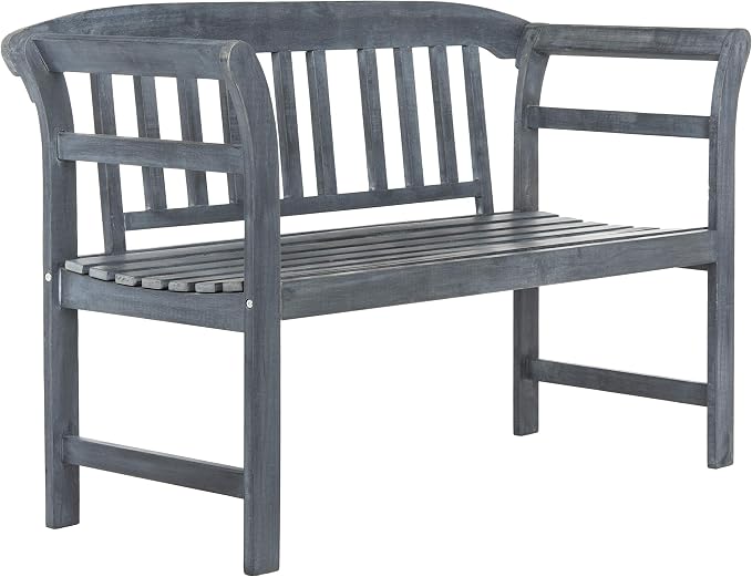 SAFAVIEH PAT6742A Outdoor Collection Porterville 2 Seat Bench - Image 4