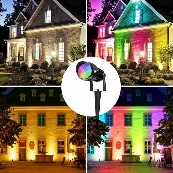 Christmas RGB Spot Lights, Outdoor Spotlights - Image 3