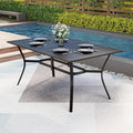 MELLCOM 63''x38'' Outdoor Dining Table by MELLCOM