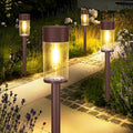 UME 10 Pack Solar Pathway Lights Outdoor, Bright Solar Garden Lights by UME