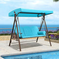 PURPLE LEAF 3-Seat Deluxe Outdoor Patio Porch Swing by PURPLELEAF