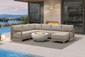 PURPLE LEAF Patio Furniture Set U-Shaped Outdoor Couch by Unknown