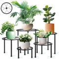 5 Pack Metal Plant Stand, Iron Plant Stands by Amoot