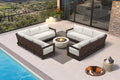 PURPLE LEAF Patio Furniture Set L-Shaped Outdoor Couch by Unknown