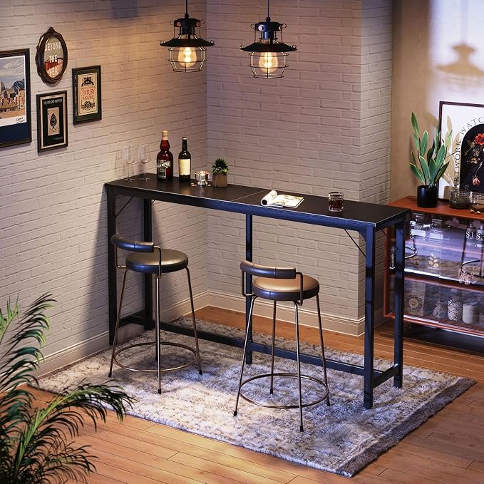 ODK 71 Inch Bar Table, Bar Height Pub Table, Counter Height Bar Table, - Image 4