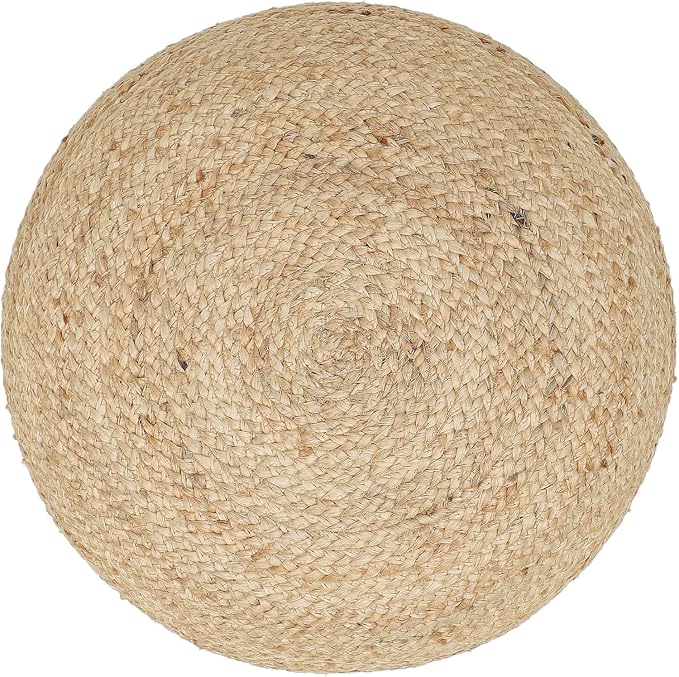 REDEARTH · Jute Circular Pouf Ottoman - Image 5