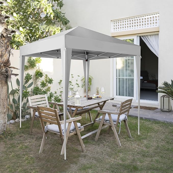 VINGLI 6.5x6.5 Pop Up Canopy Tent, Outdoor Foldable Portable Canopy - Image 2
