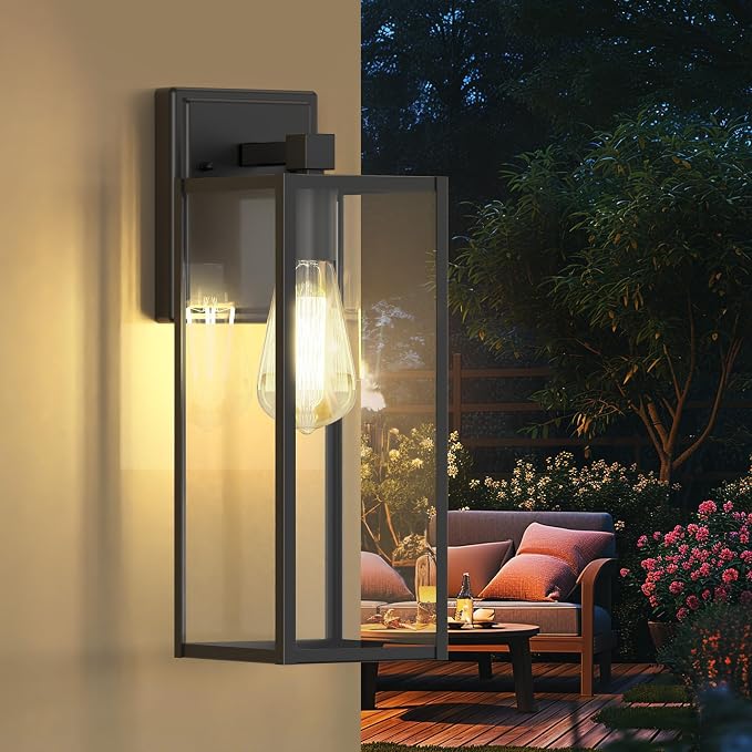 WIHTU 16in Outdoor Light Fixture Wall Mount, LED Exterior Lighting fixtures - Image 8