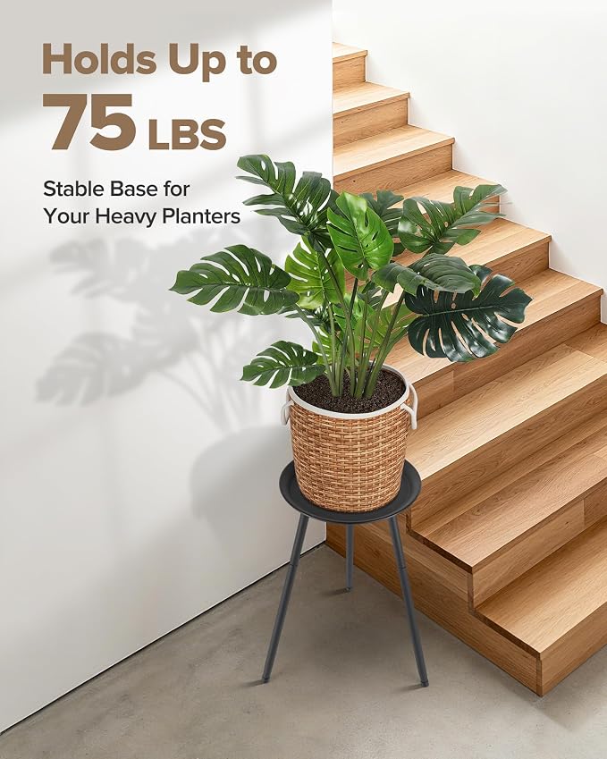 Tall Plant Stand Indoor, Metal Mid Century Indoor Plant Stands, Adjustable - Image 7