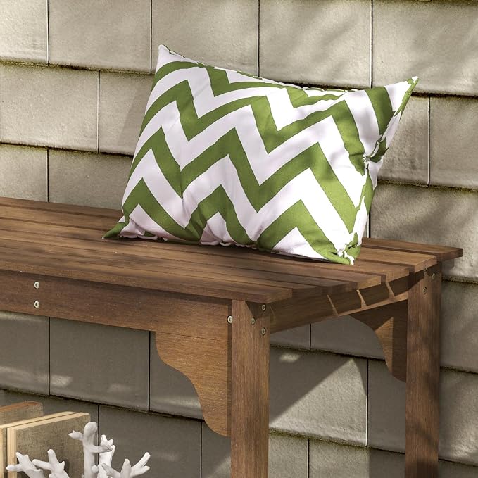 Outsunny Wooden Garden Bench, Outdoor Park Bench - Image 9