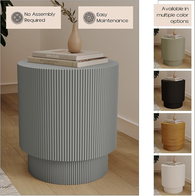 LeisureMod Eden Modern Side End Table – Indoor and Outdoor Accent Table - Image 8