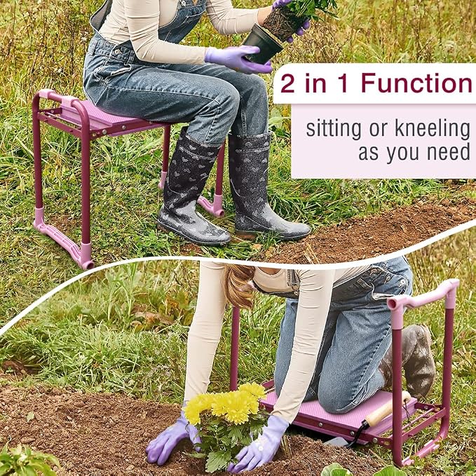 Colwelt Garden Kneeler Upgraded, Gardening Kneelers Stool - Image 4