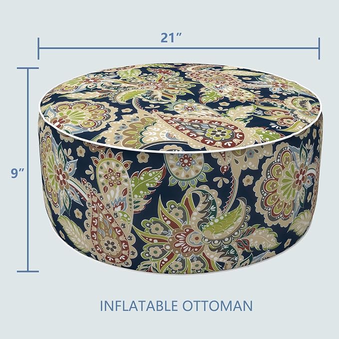LVTXIII Inflatable Stool Ottoman Footrest - Image 3