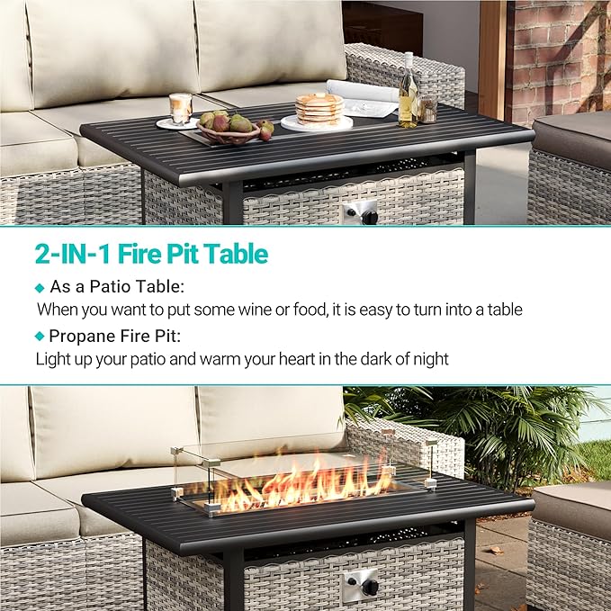 9-Piece Outdoor Patio Furniture Set - Image 8