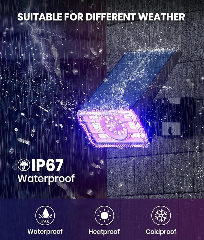12 Pack - Solar Christmas Lights Outdoor Waterproof, 6 Color Changing - Image 3