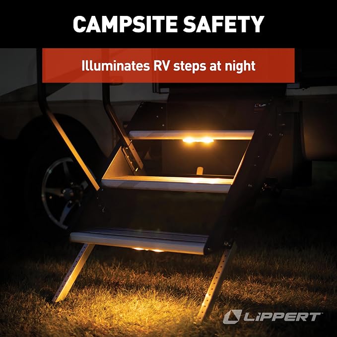 Lippert Wireless Motion-Activated LED RV Step Light - Image 6