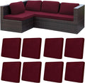 8Pcs Patio Cushion Covers, Outdoor Cushions Covers, Stretch Cushion Covers by Unknown