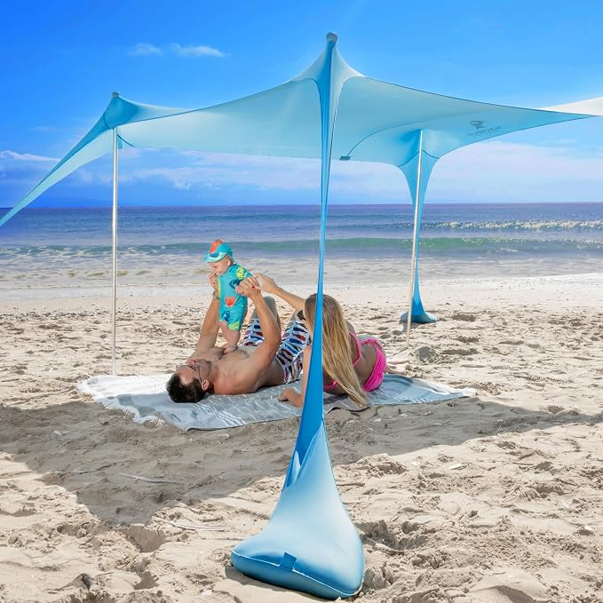Sun Ninja Beach Tent Sun Shelter UPF50+ - Image 2