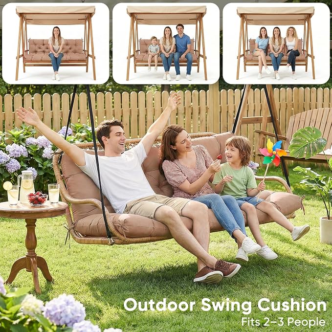 Porch Swing Cushions, Waterproof Swing Cushion - Image 7