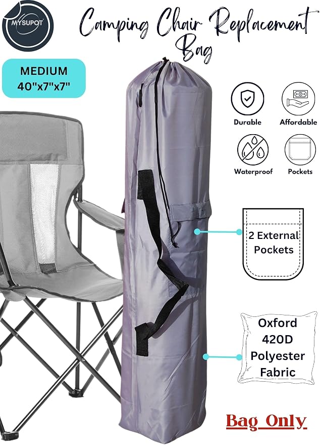 40"x7"x7" Replacement Bag for Folding Camping Chair, Camp Chairs, Yoga Mat - Image 2