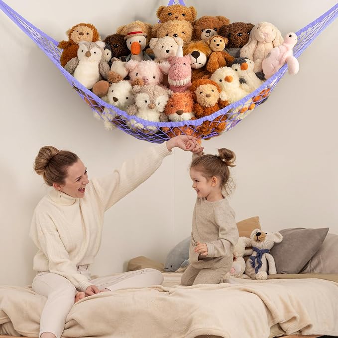 Stuffed Animal Storage Hammock Net Corner - Image 2
