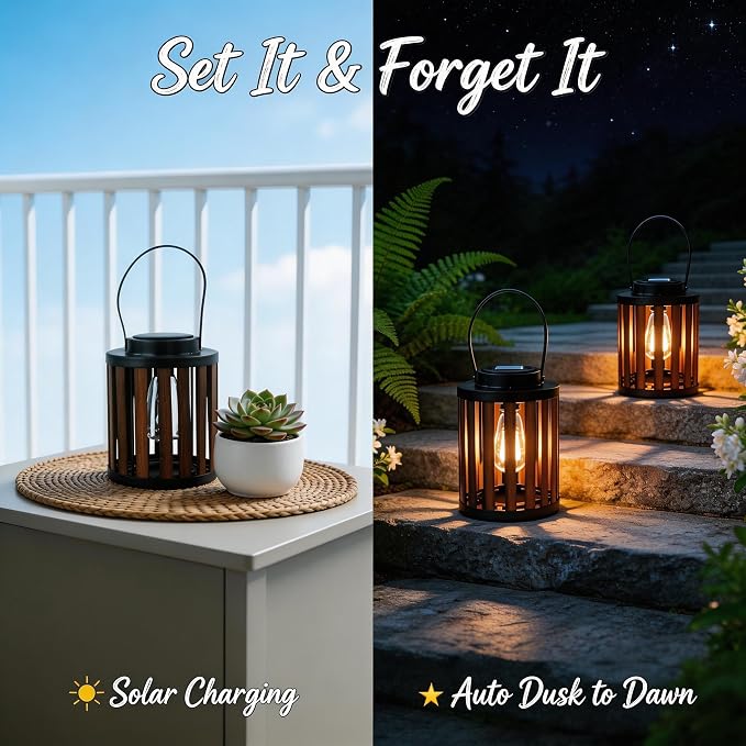 Solar Lanterns Outdoor Waterproof Suitable - Image 2