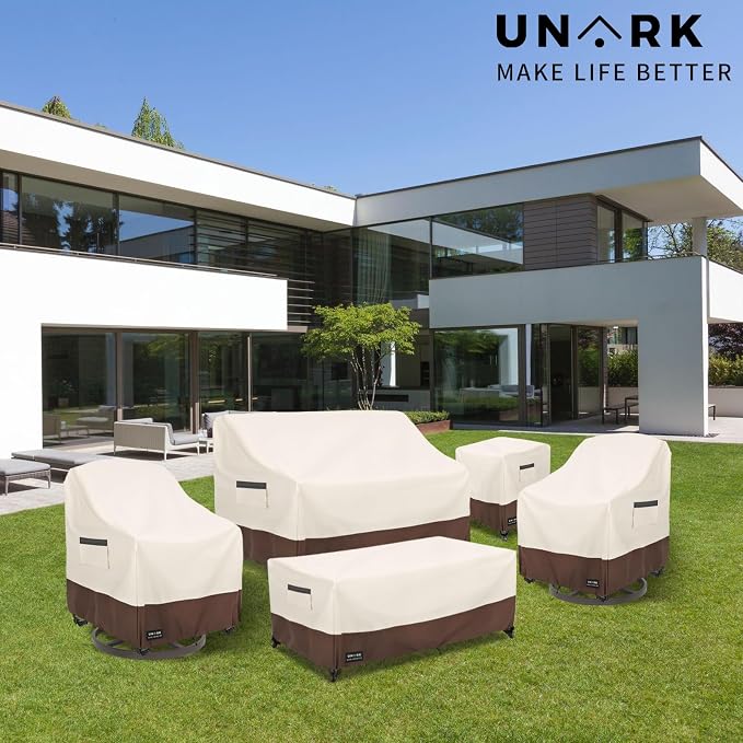 Outdoor Swivel Chair Covers Waterproof 2 Pack, Outdoor Chair Covers Patio - Image 4