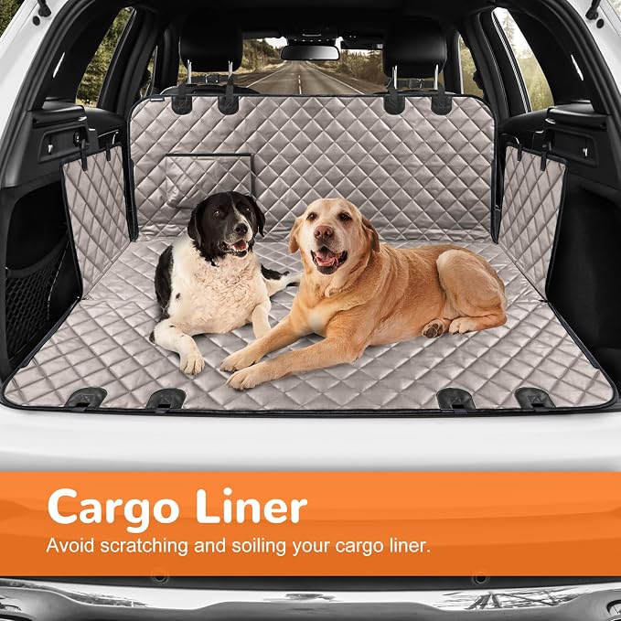 URPOWER Dog Seat Cover Car for Pets 100% Waterproof Pet Hammock 600D Heavy Duty - Image 5