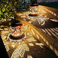 2 Pack Butterfly Outdoor Solar Hanging Lanterns Waterproof LED Solar Lights by TIGGSY