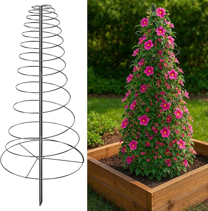 Spiral Frame Trellis for Climbing Plants Outdoor Indoor by Unknown