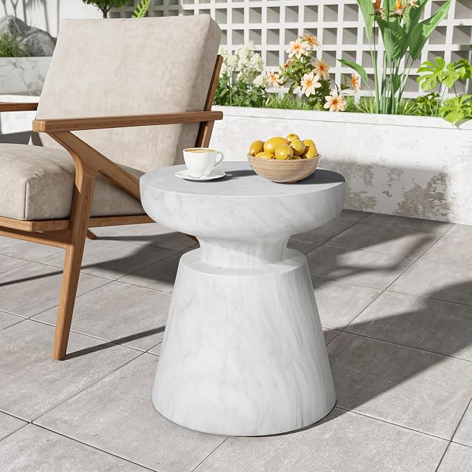 Christopher Knight Home Jayme 15"Indoor Outdoor Accent Side Table, Lightweight by ChristopherKnightHome