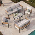 Grand patio 6-Piece Wicker Outdoor Furniture Set by GrandPatio